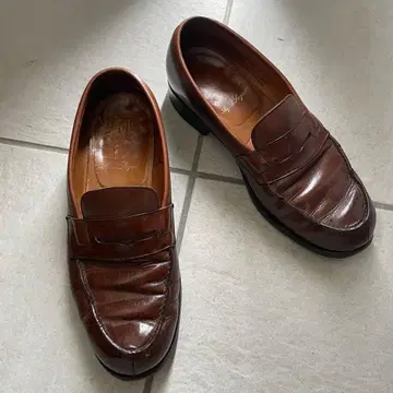 (구제 의류) 90s vintage leather loafer