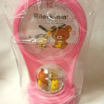 Rilakkuma 스테이지 클락 핑크 시계 2009년 코리락쿠마