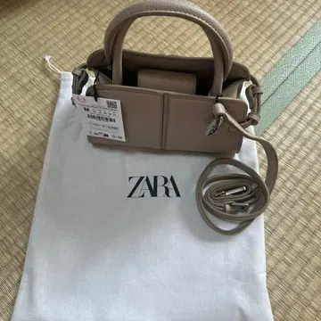 ZARA 숄더백 베이지 새상품
