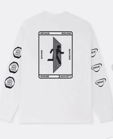 새상품 WAVE PASS CORD L/S TEE 티셔츠