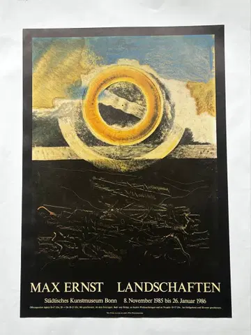 MAX ERNST 맥스 엘른스트 포스터 쿤스트 뮤지엄 본