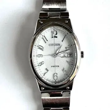 CITIZEN wicca 솔라 Eco-Drive 손목시계 실버