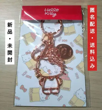 HelloKitty전 한정판 키티 실루엣 핑크 골 키링