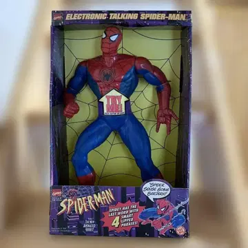 90s TOY BIZ 스파이더맨 일렉트로닉 토킹 피규어
