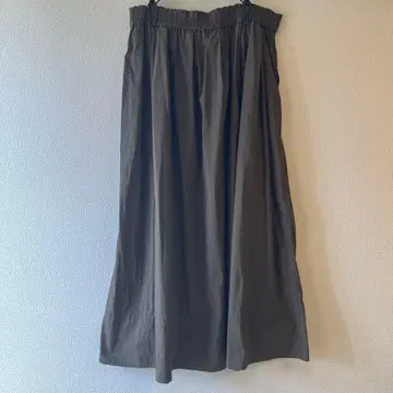 ZARA 플레어 스커트 카키 롱 스커트 L 사이즈