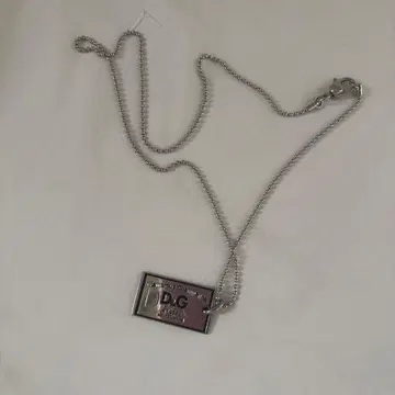 D&G 돌체&가바나 플레이트 목걸이