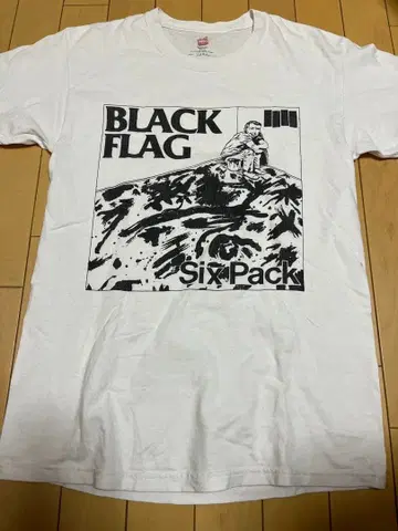 black flag 셔츠 구제 S 빈티지 밴드T 하드코어 펑크