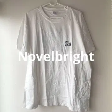 Novelbright 로고T셔츠 화이트 노벨브라이트 덤 포함