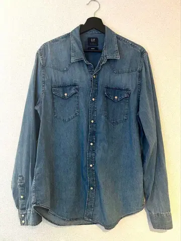GAP 데님 셔츠 SLIM FIT L 사이즈
