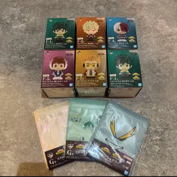 초판 히로아카 제일복권 이어지는 마음 SOFVIC츄 6체 세트