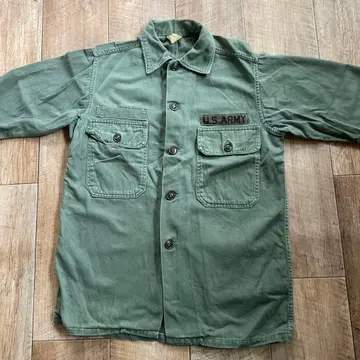 Vintage TROOPER 유틸리티 셔츠 포플린