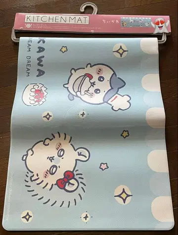 새상품 치이카와 (먼작귀) 주방 매트 파티시에 하치와레 토끼 모몽가