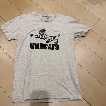 Mixta WILDCATS 반팔 티셔츠 그레이 S 사이즈