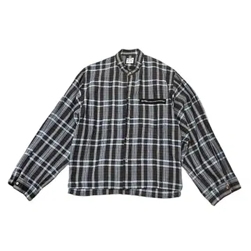SUNSEA SAFILIN FRENCH LINEN BOMBER SHIRT