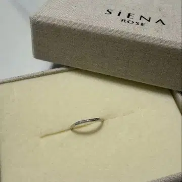SIENA ROSE K10WG 다이아몬드 반지 0.03ct 7호