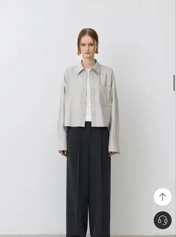Atelier Nain RUDD CROPPED LEATHERBLOUSE