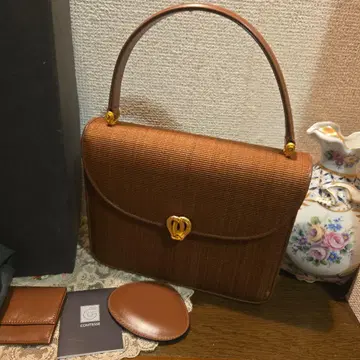 새상품급 황실 납품 콤테스 Comtesse 백 헤이즐넛 부속품 포함