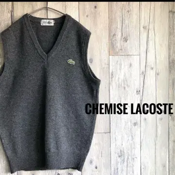 올드 CHEMISE LACOSTE 라코스테 니트 베스트 V넥 4