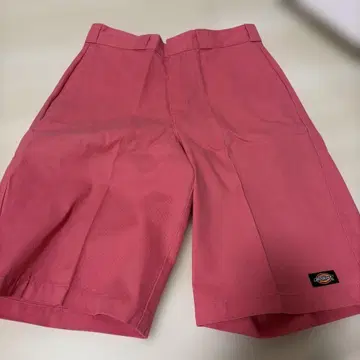 Dickies 루즈 핏 숏팬츠 핑크 32인치