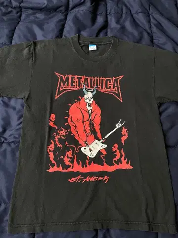 03년 Metallica St. Anger 티셔츠 L 사이즈 PIGORS
