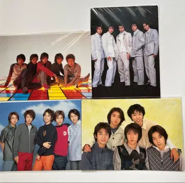 레어!! 아라시 ARASHI 책받침 4장 세트