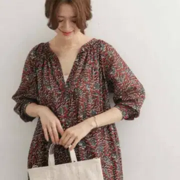 어반 리서치 도어스 오리엔탈 프린트 원피스