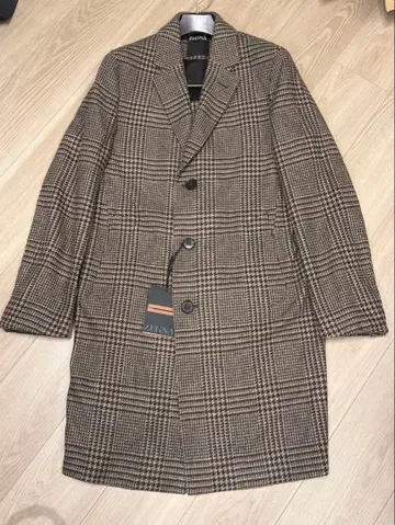 ZEGNA 제냐 체스터 코트 캐시미어 혼방