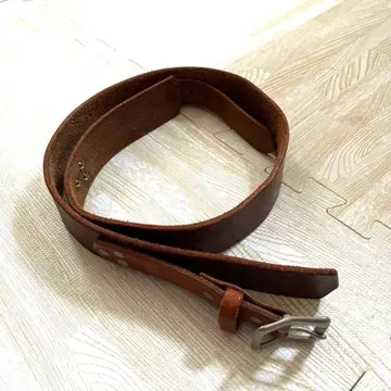 GREENHORN 실버 버클 벨트