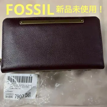 FOSSIL ZIP AROUND CLUTCH SL7878 가죽 장지갑