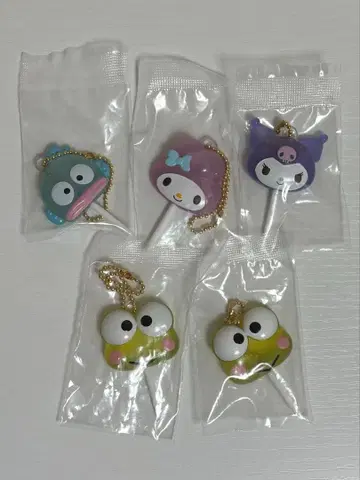 산리오 컬러풀 캔디 참 가챠가챠