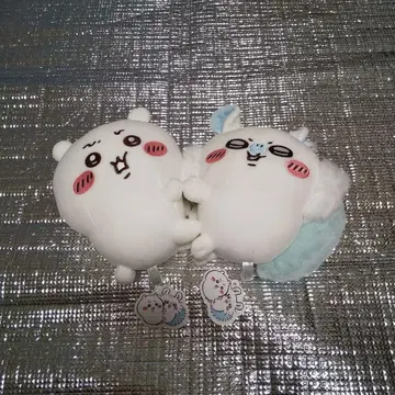치이카와와 모몽가의 이야앗 봉제 인형 2개 세트