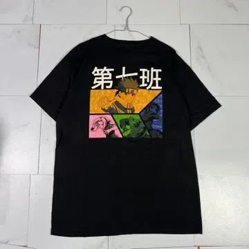 00 s NARUTO 공식 나루토 질풍전 반팔 프린트 T셔츠 제7반 L