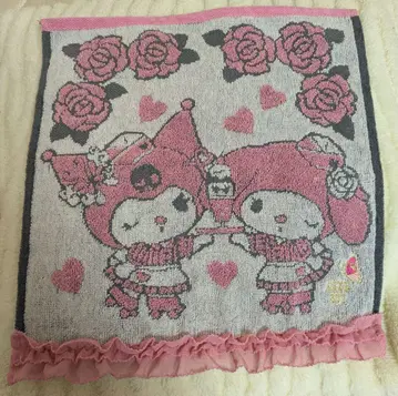 ANNA SUI 마이멜로디 쿠로미 콜라보 타월 손수건