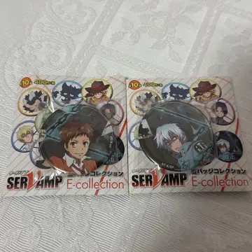 SERVAMP 캔뱃지 쿠로 시로타 마히루