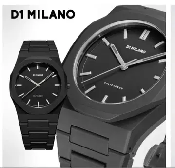 새상품 D1 MILANO 손목시계 PCBJ11 블랙