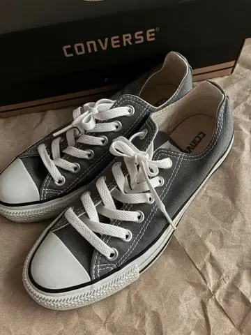 컨버스 스니커즈 23.5cm 그레이 여성용