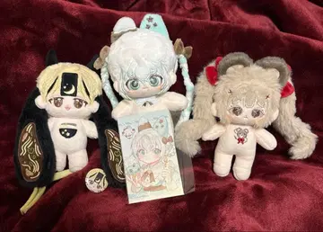 무속성 봉제 인형 10cm 3체 세트