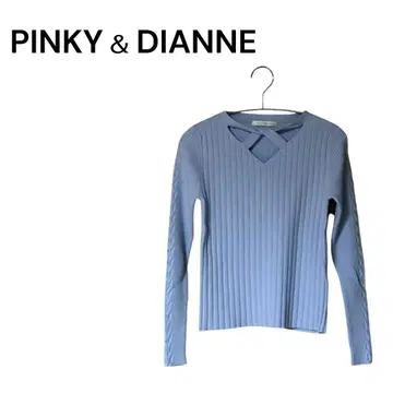 새상품급 PINKY&DIANNE 스카이블루 니트 38 봄/가을 블루
