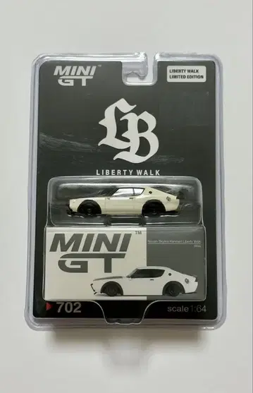 MINI GT 닛산 스카이라인 켄메리 리버티 워크 화이트