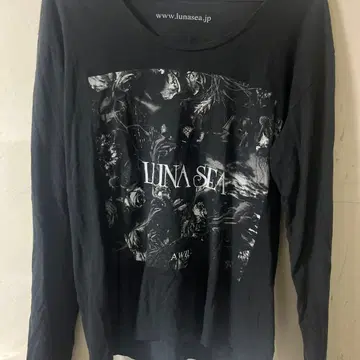 레어 LUNA SEA 긴팔 티셔츠 블랙 M 사이즈