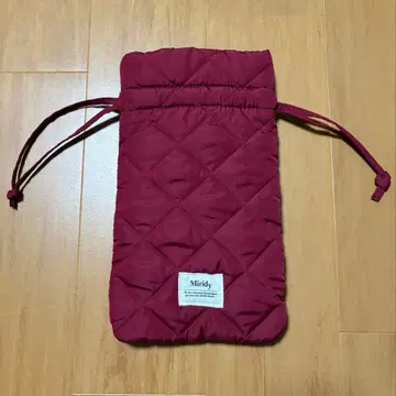 파우치 덕질 [오시이로] 나일론 퀼팅 응원봉 케이스 레드 빨간색