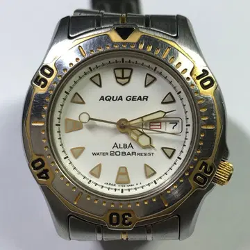 ALBA AQUA GEAR 20BAR 쿼츠 손목시계