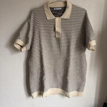 ZARA 니트 피케 셔츠