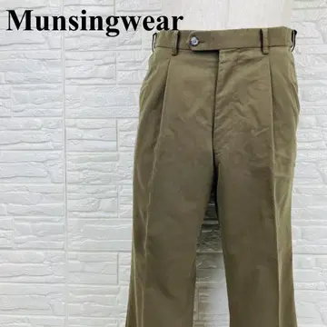 Munsingwear 슬랙스 골프 팬츠 카키 79 0518-A
