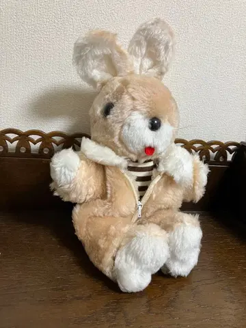 토끼 봉제 인형 오리엔탈 토이 쇼와 레트로 빈티지 새상품급 레어