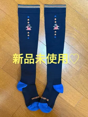 미사용 새상품 Munsingwear 먼싱웨어 니하이 삭스