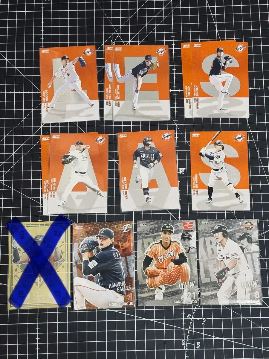 한화이글스 KBO 카드 홀로 알파벳 문동주 정우주 강백호 이진영