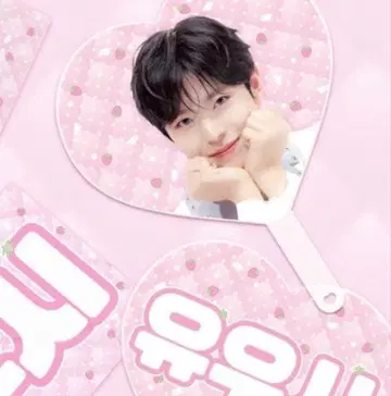 유우시 nctwish 부채 마스터 제작 하트