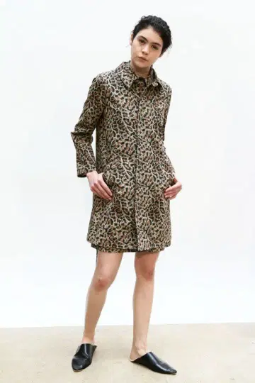 A.P.C. 아페쎄 레오파드 코트 코트 아우터