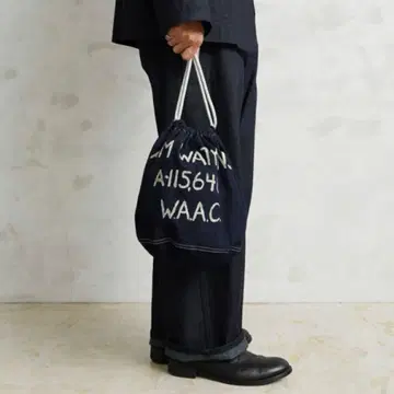 WAIPER.inc M-37 데님 백